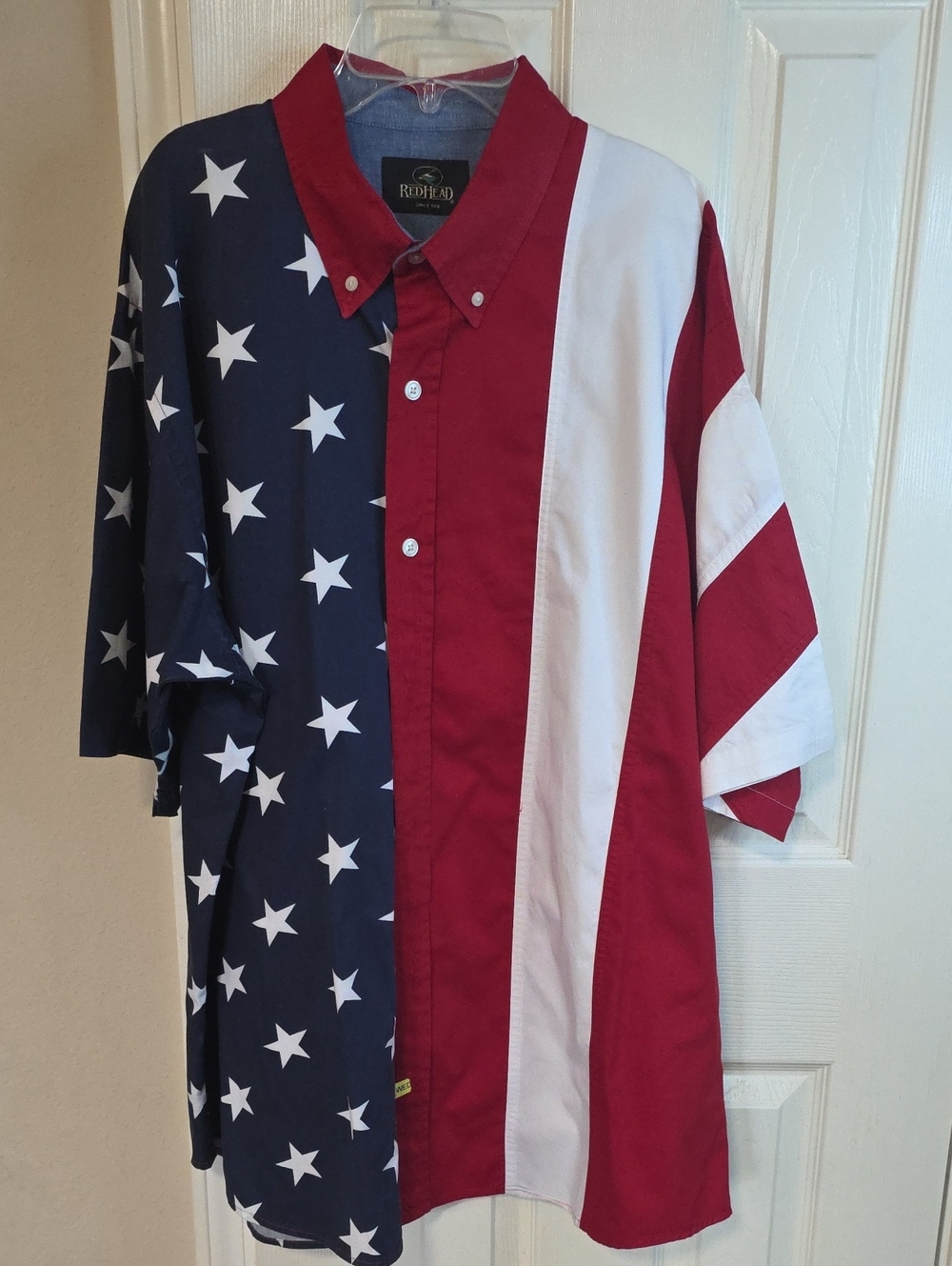 RedHead Red, White & Blue Stars & Stripes Button-Down Shirt